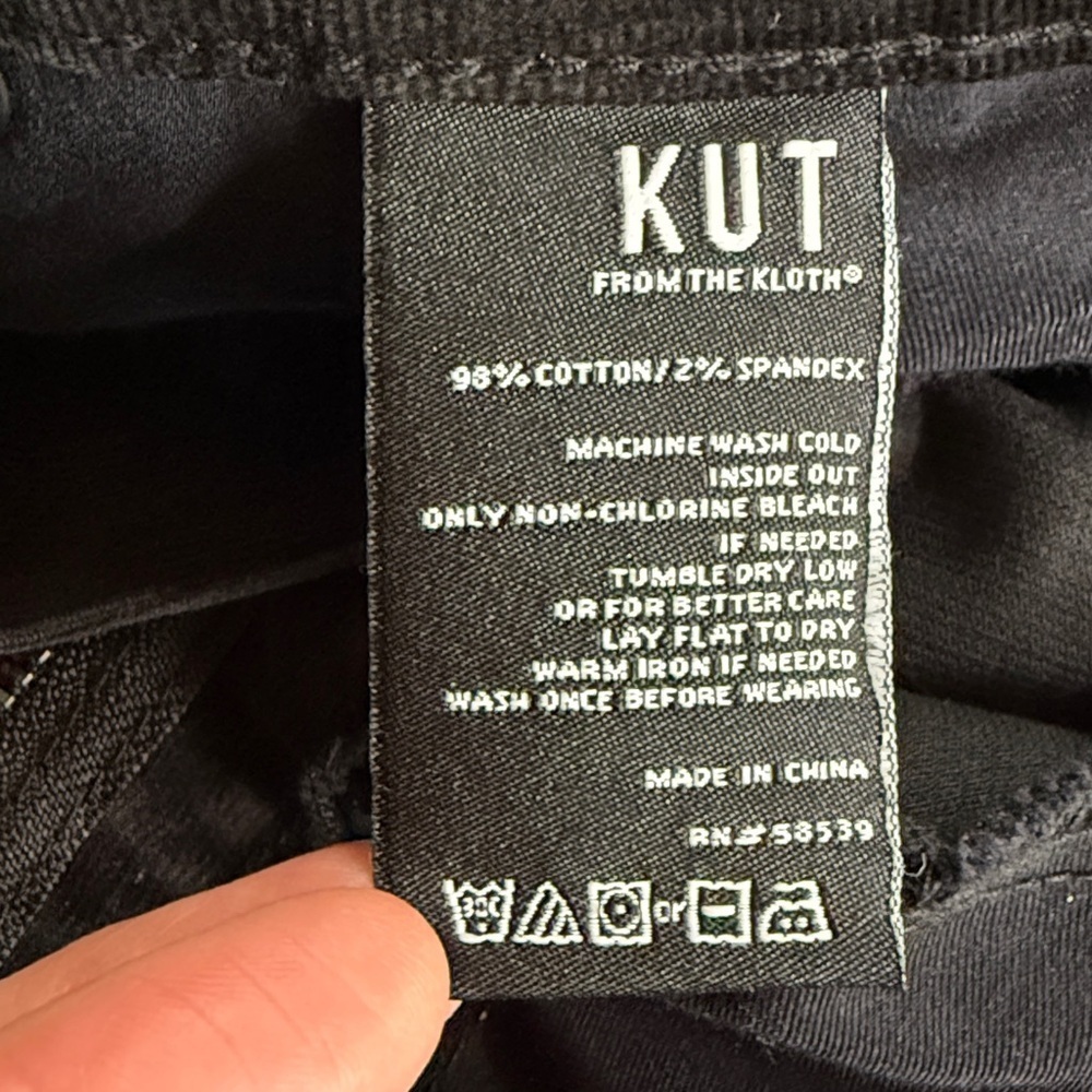 KUT FROM THE KLOTH Rachael Corduroy Mom Jeans Size 4P* - Picture 12 of 14